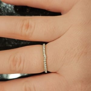 Platinum and Diamond Ring Size 7